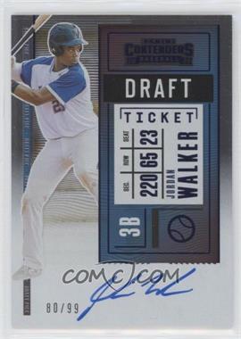 2020 Panini Contenders - Draft Pick Ticket - Draft Ticket Blue #DPT-JW - Jordan Walker /99