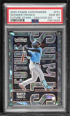 2020 Panini Contenders - Future Stars - Cracked Ice #FS-1 - Wander Franco /23 [PSA 10 GEM MT]