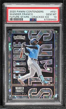 2020 Panini Contenders - Future Stars - Cracked Ice #FS-1 - Wander Franco /23 [PSA 10 GEM MT]