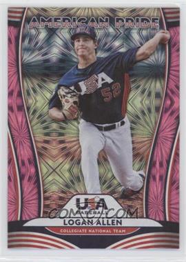 2020 Panini Donruss - American Pride - Pink Fireworks #AP11 - Logan Allen, Walker Buehler