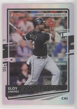 2020 Panini Donruss - [Base] - Career Stat Line #121.1 - Eloy Jimenez (Base) /500