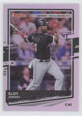 2020 Panini Donruss - [Base] - Career Stat Line #121.1 - Eloy Jimenez (Base) /500