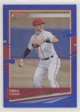 2020 Panini Donruss - [Base] - Holo Blue #108.1 - Trea Turner (Base)