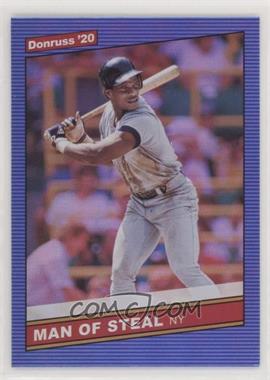 2020 Panini Donruss - [Base] - Holo Blue #219.2 - Retro 1986 Variations - Rickey Henderson (Nickname Variation) [EX to NM]