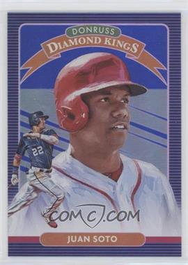 2020 Panini Donruss - [Base] - Holo Blue #23 - Diamond Kings - Juan Soto