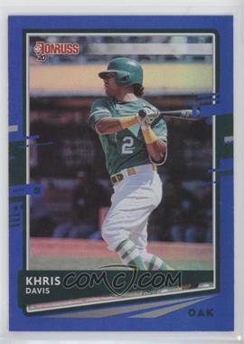 2020 Panini Donruss - [Base] - Holo Blue #88 - Khris Davis