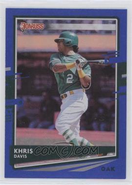 2020 Panini Donruss - [Base] - Holo Blue #88 - Khris Davis