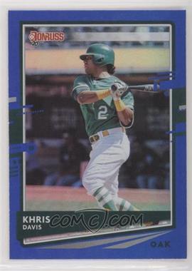 2020 Panini Donruss - [Base] - Holo Blue #88 - Khris Davis