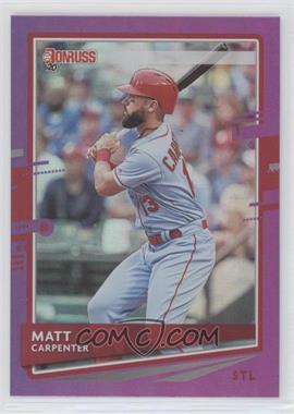 2020 Panini Donruss - [Base] - Holo Purple #203 - Matt Carpenter