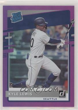 2020 Panini Donruss - [Base] - Holo Purple #56 - Rated Rookie - Kyle Lewis