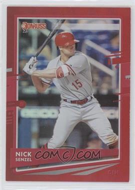 2020 Panini Donruss - [Base] - Holo Red #68 - Nick Senzel