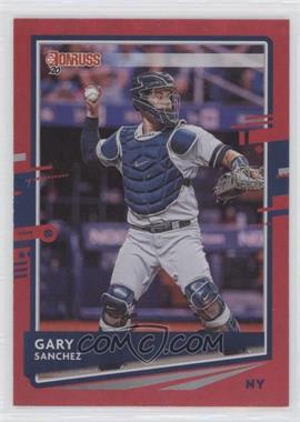 2020 Panini Donruss - [Base] - Holo Red #74 - Gary Sanchez