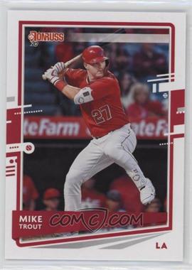 2020 Panini Donruss - [Base] #129.2 - Back Variation - Mike Trout (City of Angels)