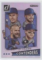 Anthony Rizzo, David Ross, Javier Baez, Kris Bryant