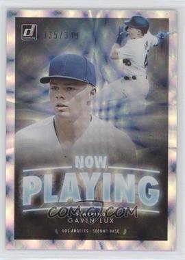 2020 Panini Donruss - Now Playing - Silver #NP-9 - Gavin Lux /349