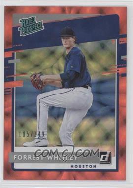 2020 Panini Donruss - Rated Prospects - Red #RP-9 - Forrest Whitley /149