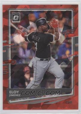 2020 Panini Donruss Optic - [Base] - 1st Off the Line Cracked Ice Red Prizm #136 - Eloy Jimenez /7