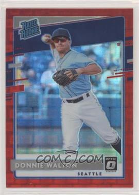 2020 Panini Donruss Optic - [Base] - 1st Off the Line Pandora Red Prizm #70 - Rated Rookies - Donnie Walton /79