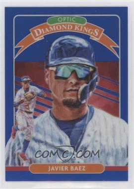 2020 Panini Donruss Optic - [Base] - Blue Prizm #26 - Diamond Kings - Javier Baez /75