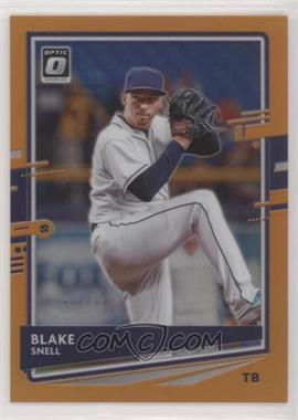 2020 Panini Donruss Optic - [Base] - Orange Prizm #172 - Blake Snell /100