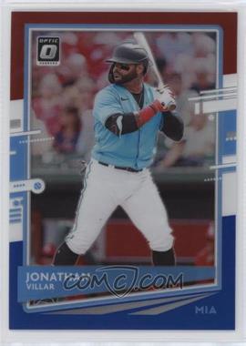 2020 Panini Donruss Optic - [Base] - Red, White & Blue Prizm #144 - Jonathan Villar /150