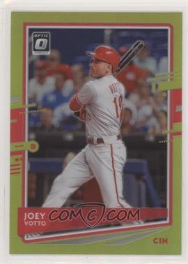 2020 Panini Donruss Optic - [Base] - Retail Lime Green Prizm #110 - Joey Votto