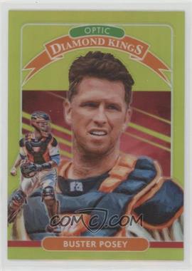 2020 Panini Donruss Optic - [Base] - Retail Lime Green Prizm #2 - Diamond Kings - Buster Posey