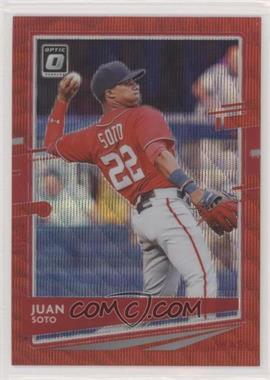 2020 Panini Donruss Optic - [Base] - Retail Red Wave Prizm #161 - Juan Soto