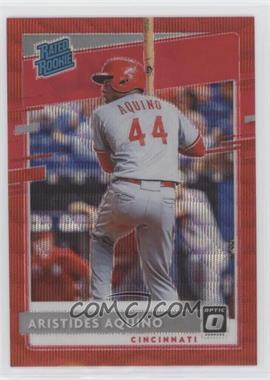 2020 Panini Donruss Optic - [Base] - Retail Red Wave Prizm #39 - Rated Rookies - Aristides Aquino