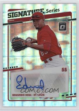 2020 Panini Donruss Optic - Signature Series - Pandora Prizm #SS-ES - Edmundo Sosa /25