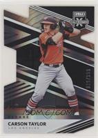 Carson Taylor (/999 incorrectly printed on front) #/203