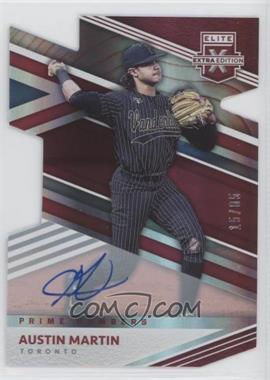 2020 Panini Elite Extra Edition - [Base] - Prime Numbers A Die-Cut Signatures #5 - Austin Martin /85