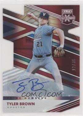 2020 Panini Elite Extra Edition - [Base] - Prime Numbers B Die-Cut Signatures #108 - Tyler Brown /36