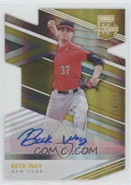 2020 Panini Elite Extra Edition - [Base] - Status Gold Die-Cut Signatures #136 - Beck Way /10