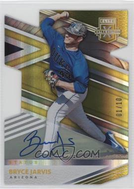 2020 Panini Elite Extra Edition - [Base] - Status Gold Die-Cut Signatures #18 - Bryce Jarvis /10
