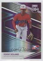 Dominican Prospect League - Yofry Solano [EX to NM] #/249