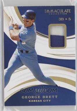 2020 Panini Immaculate Collection - [Base] - Gold #80 - George Brett /10