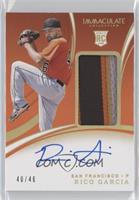 Rookie Patch Autographs - Rico Garcia #/46