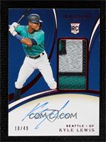 Rookie Patch Autographs - Kyle Lewis #/49