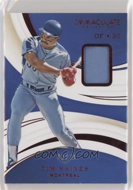 2020 Panini Immaculate Collection - [Base] - Red #54 - Tim Raines /49