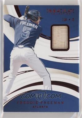 2020 Panini Immaculate Collection - [Base] - Red #8 - Freddie Freeman /49