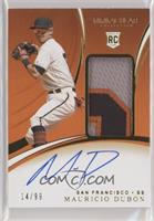 Rookie Patch Autographs - Mauricio Dubon #/99