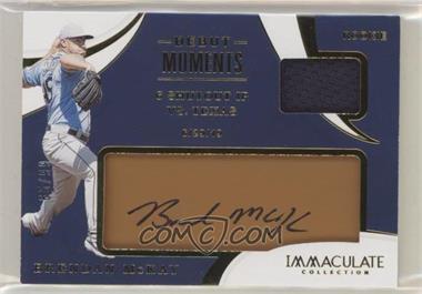 2020 Panini Immaculate Collection - Debut Moments Autograph Relics - Tan Leather #DM-BM - Brendan McKay /99