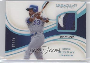 2020 Panini Immaculate Collection - Materials - Team Logo #M-EM - Eddie Murray /15