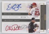 Carlos Rodon, Erick Fedde #/10