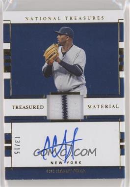 2020 Panini National Treasures - Treasured Material Signatures - Gold #TMS-CC - C.C. Sabathia /15