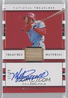 2020 Panini National Treasures - Treasured Material Signatures #TMS-MS - Mike Schmidt /11 [EX to NM]