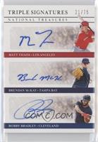 Bobby Bradley, Brendan McKay, Matt Thaiss #/75