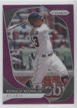 2020 Panini Prizm - [Base] - Purple Prizm #184 - Tier II - Ronald Acuna Jr.