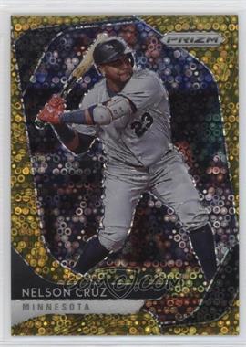 2020 Panini Prizm - [Base] - Quick Pitch Gold Donut Circle Prizm #103 - Tier II - Nelson Cruz /10